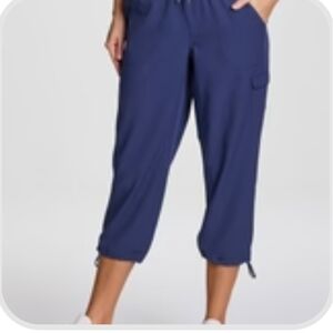 RBX Blue Capris Relaxed Fit Athleisure